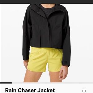 Lululemon Rain Chaser Jacket Black size 6